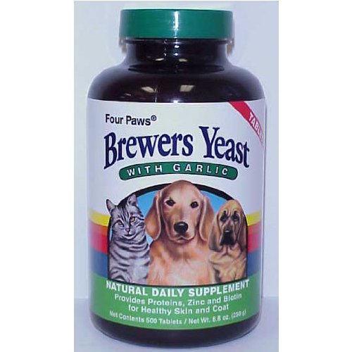 Brewers Yeast with Garlic Tablets for Dogs and Cats - 125ct