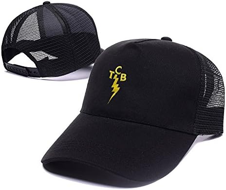 YUGY Elvis Presley TCB Logo Adjustable Embroidery Leisure Mesh Hat Unisex Casual Baseball Mesh Cap