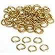 14K Gold Filled 8mm Open Jump Rings 17 Gauge 50pc