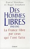 Des hommes libres