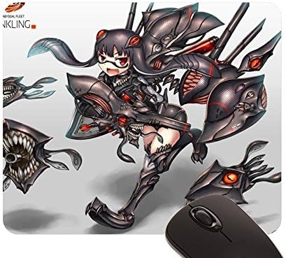 Beautiful Girl Armor Crossover Gia Gun Inkling Splatoon Kantai Collection Thighhighs mouse pad (22x18cm)