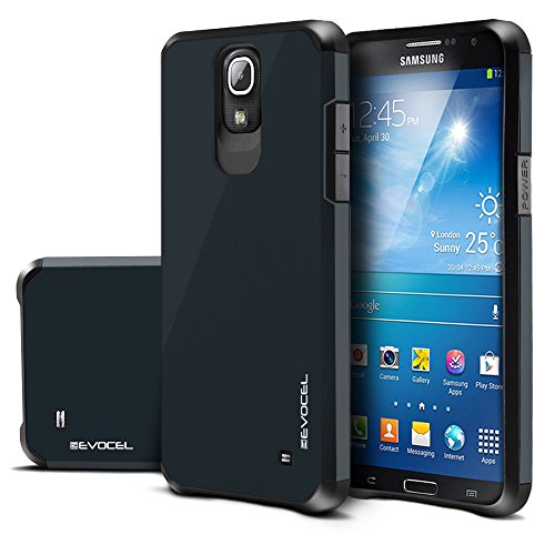 Galaxy Mega 2 Case, Evocel® Dual Layer Armor Protector Case For Samsung Galaxy Mega 2 SM-G750 (AT&T 2014 Release) - Shadow Blue