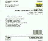 Brahms - Ein Deutsches Requiem (A German Requiem) / Auger, Stilwell, Atlanta SO, Robert Shaw