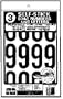 Vinyl Number & Letter Set, 3"