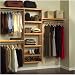John Louis Home JLH-528 Premier 12-Inch Deep Closet Shelving System, Honey Maple