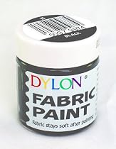 Dylon Fabric Paint 25ml Black