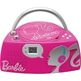 Digital Blue Barbie Boombox White/Pink