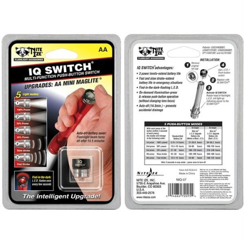 NITEIZ IQ Switch, Upgrades AA Mini Maglite