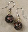 Bead Earrings - Leopard Skin Jasper