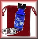 RED Velveteen Pouch with PURE INSTINCT - Attractant Cologne, Pheromones, Essential Oils, the Fragrance is Light - UNISEX