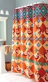 Kokopelli Southwest Indian Bath Fabric Shower Curtain