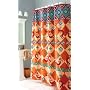 Kokopelli Southwest Indian Bath Fabric Shower Curtain