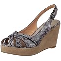 Buffalo Snake Pig 308-5430, Damen Sandalen/Fashion-Sandalen