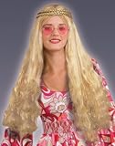 Forum Retro 60s 70s Hippie Costume Long Blonde Braid Wig
