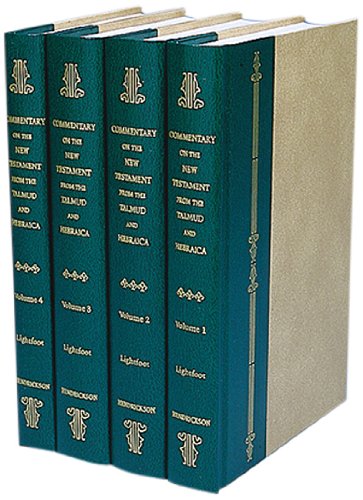 a commentary on the new testament from the talmud and hebraica 4 vol set