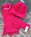Pink Angora Winter Fashion Accessory - Scarf, Beanie or Gloves.
