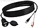 FLUSH MOUNT AUX RCA RED WHITE USB 3.5MM HEADPHONE JACK MOUNTING PANEL DASHBOAR DOCK INPUT LEAD AUDIO CABLE 1