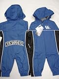 Kentucky Wildcats Infants / Babys / Kids blue and black hooded Wind Suit coverall