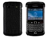 Hard Crocodile Case for BlackBerry Bold 9700 - Black