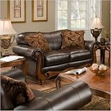 Bentley Loveseat in Brown