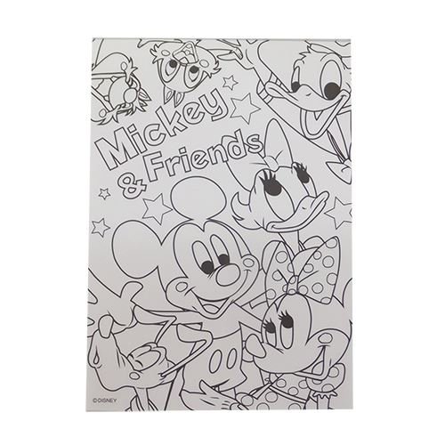 ミッキー フレンズ メモ帳 ぬりえメモディズニー カミオジャパン 文具 キャラクター グッズ 通販 文具百貨