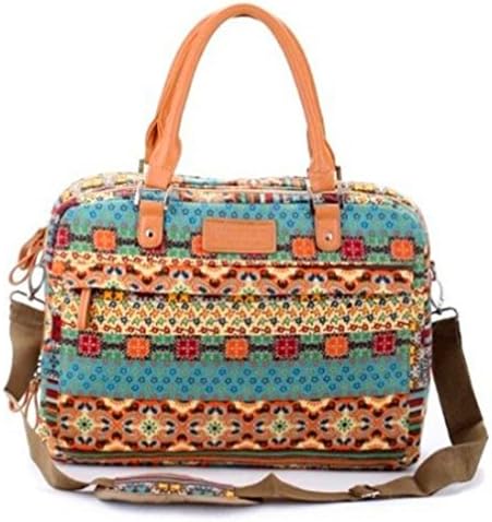 Apen Bohemian Style Canvas Fabric Laptop /Notebook Computer /Notebook/ MacBook / Ipad/Tablet/ MacBook Pro / MacBook Air Sleeve Case Bag Cover Bohemia Handbag(13 inch)