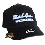 Bel Air Hat By Chevrolet Bowtie Hat Cap Black Apparel Clothing by Gregs Automotive LLC