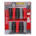 Brinkmann 809-9010-S 6 LED Flashlight with AAA Batteries, 10-Pack