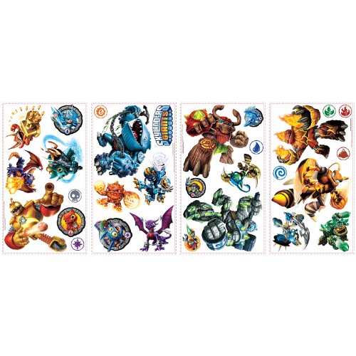 RoomMates RMK2285SCS Skylanders Peel and Stick Wall Decals
