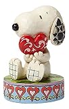 Enesco 4049396 Peanuts by Jim Shore Snoopy Holding Heart Figurine