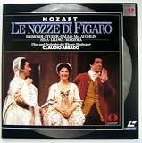 MOZART; THE MARRIAGE OF FIGARO- ABBADO, RAIMONDI, STUDER, GALLO, McLAUGHILIN- SONY - LASERDISC ( 2 DISCS, 4 SIDES)
