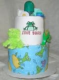 2 Tier Froggy Baby Diaper Cake