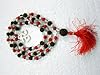 Rudraksha Om Coral Pearl Crystal Healing Japa Mala Beads Meditation