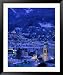 Innsbruck at Night, Austria Framed Photographic Poster Print by Walter Bibikow, 33x39