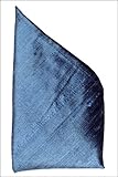 Denim Blue Dupioni Silk Handkerchief