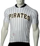 MLB Pittsburgh Pirates Women's Cycling Jersey, White, Small