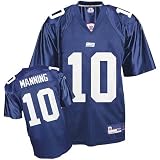 Eli Manning #10 New York Giants Youth NFL Replica Player Jersey by Reebok (Royal Blue)