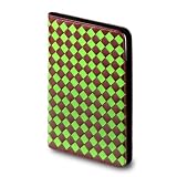OCTO Weave Kindle 2 Leather Cover with Hinge , Green/Wine