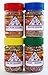 Paleo - Whole 30 - Keto - Spices by Paleo LIVING SPICES Collection {4-Combo Pack Jars Seasonings Set} can be used for Cooking, Grilling, Baking, & with Cookbooks (Original Flavor)