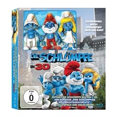 Die Schl�mpfe (2D/3D Version, inkl. schlumpfige Weihnachtsgeschichte, Figuren, Steel-book / exklusiv bei Amazon.de) [3D Blu-ray]