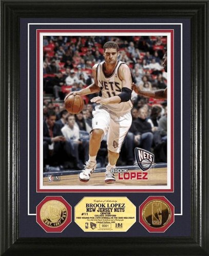 Brooke Lopez Framed 24KT Gold Coin Photo Mint