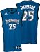 Al Jefferson Jersey: adidas Blue Replica #25 Minnesota Timberwolves Jersey