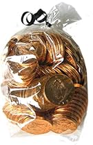 Chocolate Kennedy Half Dollar Gold Coins 100 coins - 1lb bag