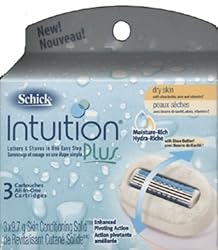 Schick Intuition Cartridges, Advanced Moisture, Shea Butter, 3 ct.