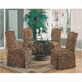 Fairfax 5 Piece Dining Set in Green Floral