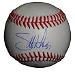 Scott Downs Autographed ROLB Baseball, Los Angeles Angels of Anaheim, Toronto Blue Jays, Proof Photo
