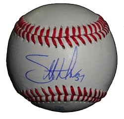 Scott Downs Autographed ROLB Baseball, Los Angeles Angels of Anaheim, Toronto Blue Jays, Proof Photo