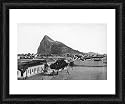 Prints of The Rock of Gibraltar from La Linea Bull Ring, Spain, early 20th century. from Heritage-Images