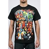 Marvel Heroes - Group Shot T-Shirt - X-Large