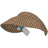 Flexible Paper Straw Clip On Visor - Brown